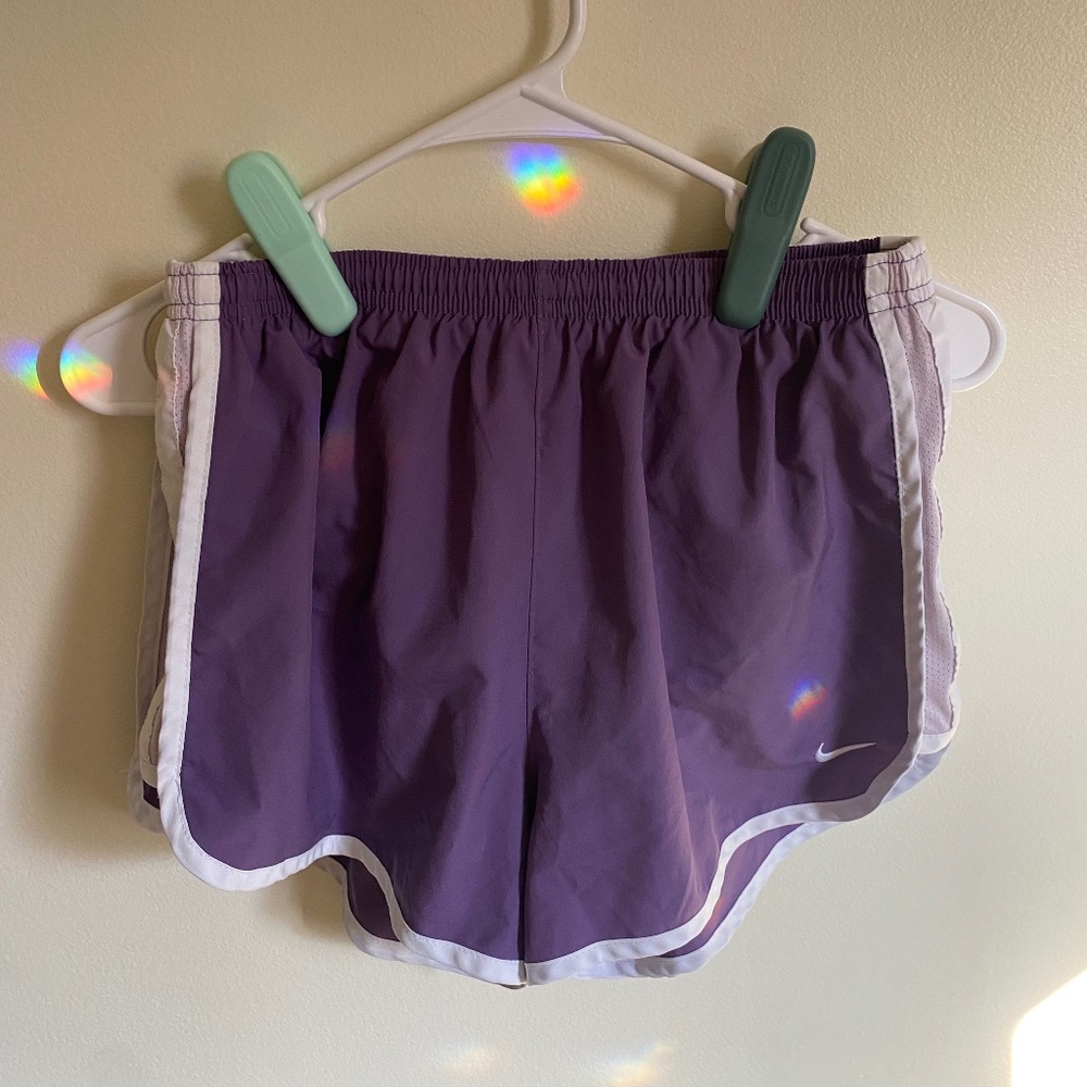 Purple Nike Athletic Shorts